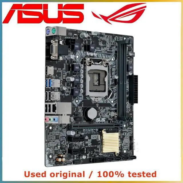 Alt view image 3 of 4 - For H110M-E Computer Motherboard LGA 1151 DDR4 32G For H110 Desktop Mainboard SATA III PCI-E 3.0 X16