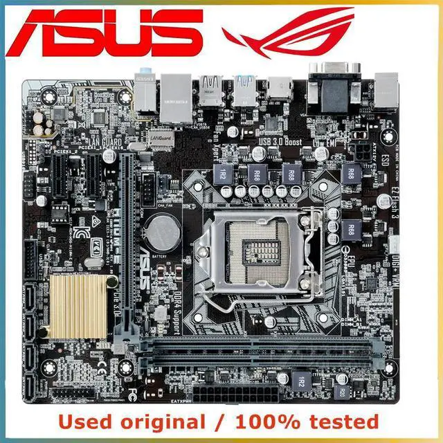 Main image of For H110M-E Computer Motherboard LGA 1151 DDR4 32G For H110 Desktop Mainboard SATA III PCI-E 3.0 X16