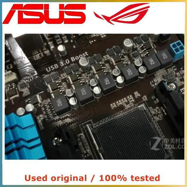 Alt view image 2 of 4 - For M5A97 LE R2.0 Computer Motherboard AM3+ AM3 DDR3 32G For 970 Desktop Mainboard USB3.0 SATA III