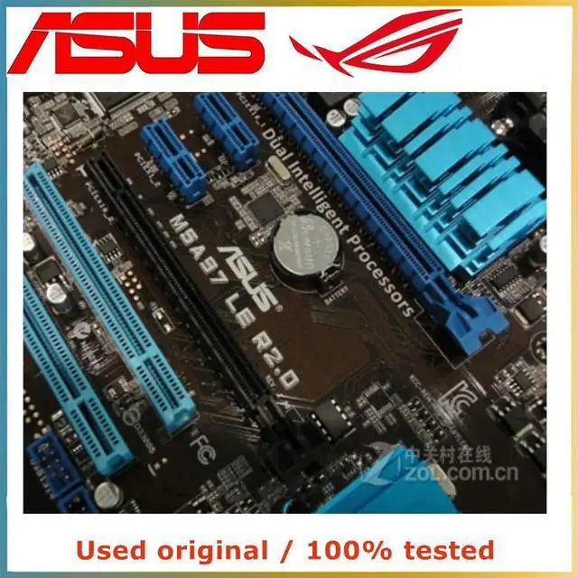 Alt view image 4 of 4 - For M5A97 LE R2.0 Computer Motherboard AM3+ AM3 DDR3 32G For 970 Desktop Mainboard USB3.0 SATA III