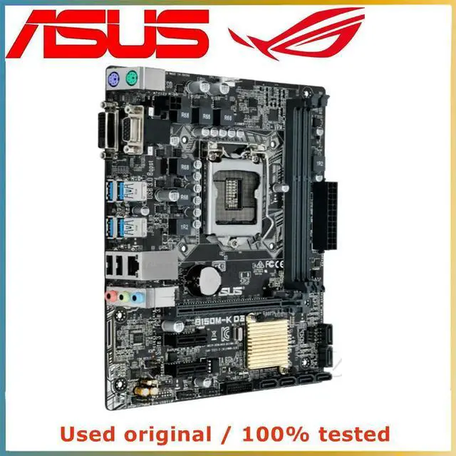 Alt view image 3 of 4 - For B150M-K D3 Motherboard LGA 1151 DDR3 16G For B150 Desktop Mainboard SATA III PCI-E 3.0 X16