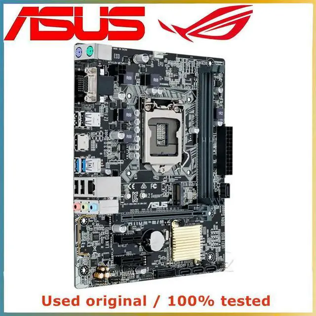 Alt view image 3 of 4 - For H110M-E/M.2 Computer Motherboard LGA 1151 DDR4 32G For H110 Desktop Mainboard SATA III PCI-E 3.0 X16