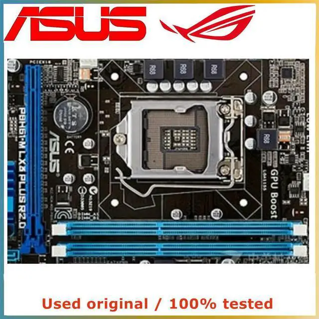 Alt view image 2 of 4 - For P8H61-M LX3 PLUS R2.0 Computer Motherboard LGA 1155 DDR3 16G For H61 P8H61 Desktop Mainboard PCI-E 2.0 X16