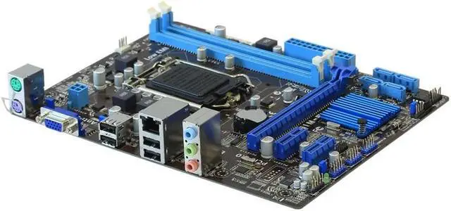 Alt view image 7 of 7 - H61M-E Motherboard LGA 1155 DDR3 mainboard support I3 I5 I7 cpu H61 Desktop motherboard
