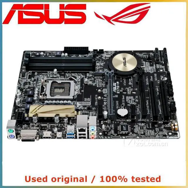 Alt view image 2 of 4 - For Z170-P Computer Motherboard LGA 1151 DDR4 64G For Z170 Desktop Mainboard M.2 NVME PCI-E 3.0 X16