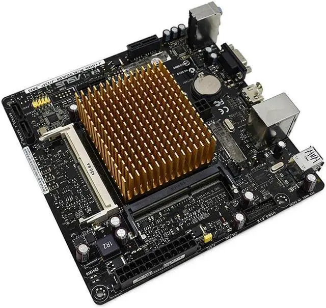 Alt view image 2 of 4 - Mini ITX Motherboard DDR3 J1800-K/K30AM-J/DP_MB Integrated J1800 Dual-core CPU Supports HDMI With I/O Shield and SATA Cable
