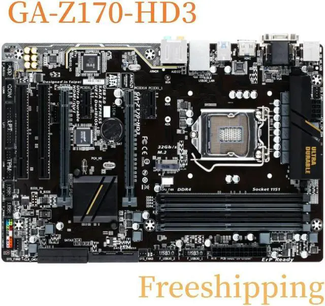 Main image of For GA-Z170-HD3 Motherboard LGA 1151 DDR4 Mainboard 100% Tested Fully Work