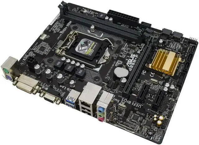Alt view image 3 of 4 - B85M-F PLUS Motherboard 1150 Motherboard DDR3 B85 16GB Micro ATX PCI-E X16 Support Core i7/i5/i3/Pentium/Celeron Cpus