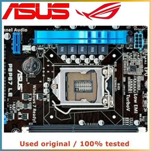 Alt view image 4 of 4 - For P8P67 LE Computer Motherboard LGA 1155 DDR3 32G For P67 P8P67 Desktop Mainboard SATA III PCI-E 3.0 X16