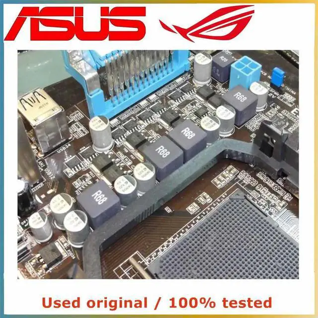 Alt view image 4 of 4 - For M5A78L LE Computer Motherboard AM3+ AM3 DDR3 16G For 760G Desktop Mainboard USB2.0 SATA II