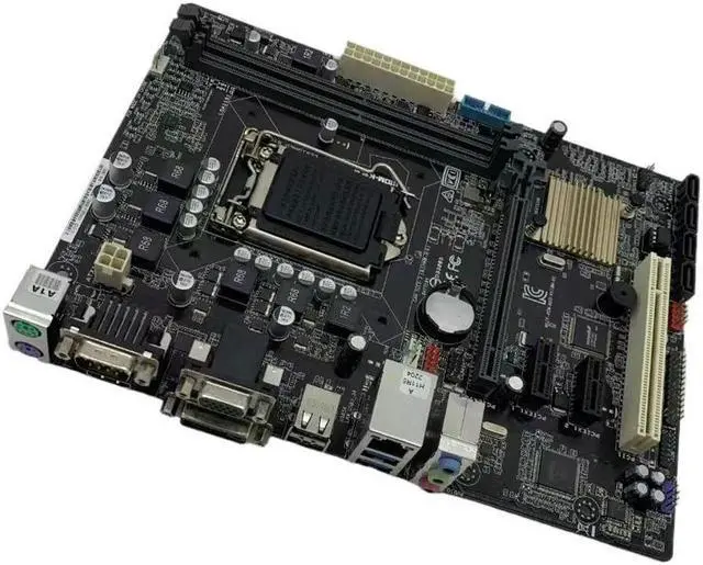 Alt view image 3 of 4 - H110M-KS Motherboard LGA 1151 Socket Supports for 6th Gen Core i3 i5 i7 6100 6500 6700 Series 2x DIMM Max. 32GB Micro ATX