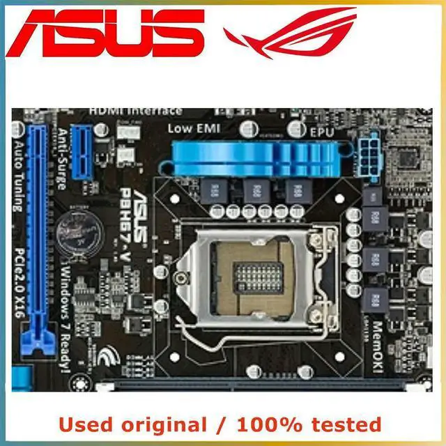 Alt view image 2 of 4 - For P8H67-V Computer Motherboard LGA 1155 DDR3 32G For H67 P8H67 Desktop Mainboard SATA III PCI-E 3.0 X16