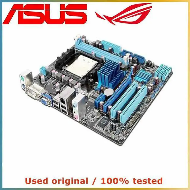 Alt view image 2 of 2 - For M4A78LT-M LE Computer Motherboard AM3 DDR3 16G For 760G Desktop Mainboard USB2.0 SATA II