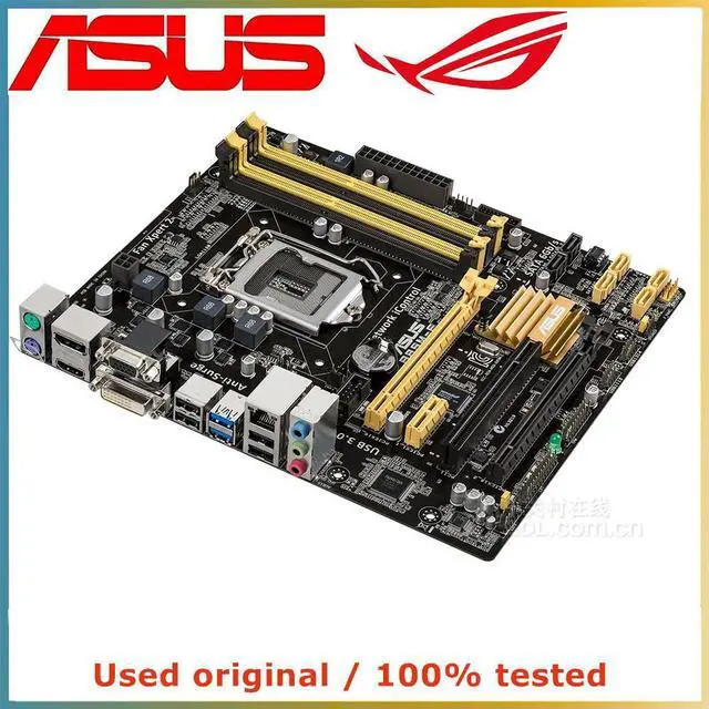 Alt view image 2 of 4 - For B85M-E Computer Motherboard LGA 1150 DDR3 32G For B85 Desktop Mainboard SATA III PCI-E 3.0 X16