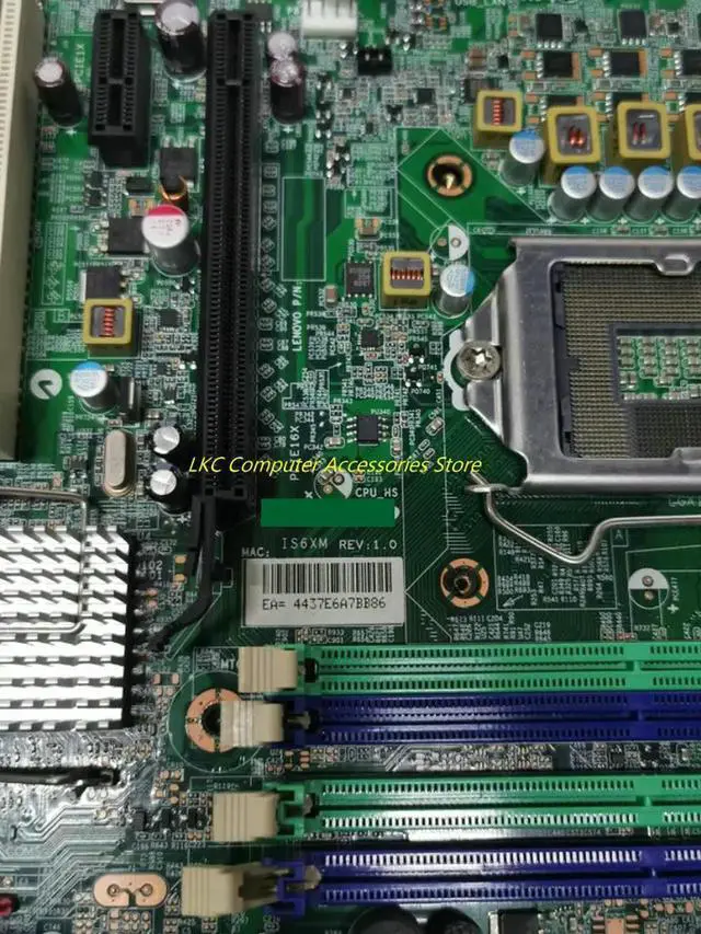 Alt view image 3 of 4 - For M91 M91P M6300T M8300T Desktop Motherboard IS6XM Rev:1.0 LGA1155 DDR3 Mainboard 100% tested Only supports 32nm CPU