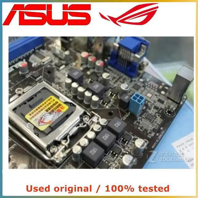 Alt view image 7 of 7 - For H55 For P7H55-M PLUS Computer Motherboard LGA 1156 DDR3 8G Desktop Mainboard SATA II PCI-E 2.0 X16