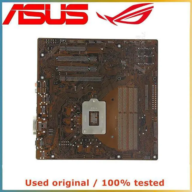 Alt view image 4 of 7 - For H55 For P7H55-M PLUS Computer Motherboard LGA 1156 DDR3 8G Desktop Mainboard SATA II PCI-E 2.0 X16