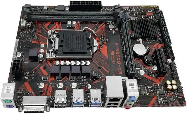 Alt view image 3 of 4 - B250 Motherboard EX-B250M-V for i3 6300 7350K LGA 1151 Motherboard for i7 6700 7700 i5 6500 6600 7500 7600 i3 6100 7100