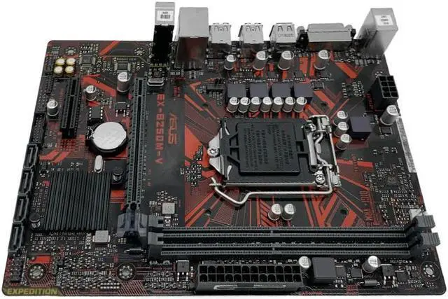 Alt view image 4 of 4 - B250 Motherboard EX-B250M-V for i3 6300 7350K LGA 1151 Motherboard for i7 6700 7700 i5 6500 6600 7500 7600 i3 6100 7100