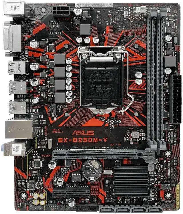 Alt view image 2 of 4 - B250 Motherboard EX-B250M-V for i3 6300 7350K LGA 1151 Motherboard for i7 6700 7700 i5 6500 6600 7500 7600 i3 6100 7100