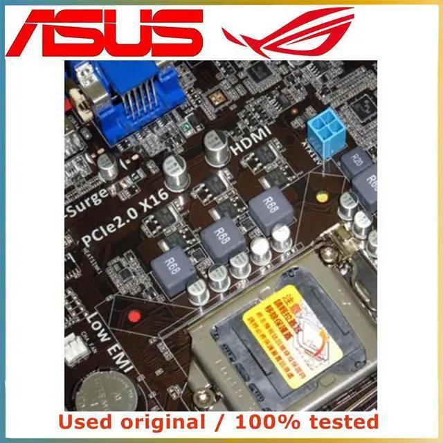 Alt view image 3 of 4 - For P8H61-M Computer Motherboard LGA 1155 DDR3 16G For H61 P8H61 Desktop Mainboard SATA II PCI-E 2.0 X16