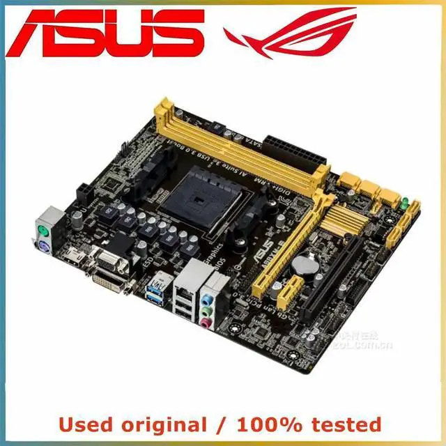 Alt view image 2 of 3 - For A88X For A88XM-E Computer Motherboard FM2 FM2+ DDR3 32G Desktop Mainboard  SATA III USB PCI-E 3.0 X16