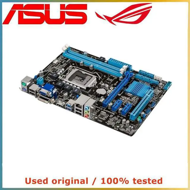 Alt view image 3 of 3 - For B75M-A Computer Motherboard LGA 1155 DDR3 16G For B75 P8B75 Desktop Mainboard SATA III PCI-E 3.0 X16