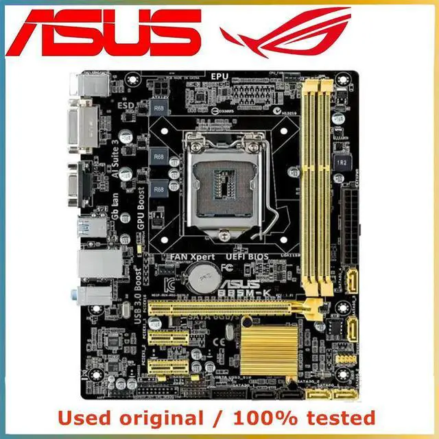 Main image of For B85M-K Computer Motherboard LGA 1150 DDR3 16G For B85 Desktop Mainboard SATA III PCI-E 3.0 X16