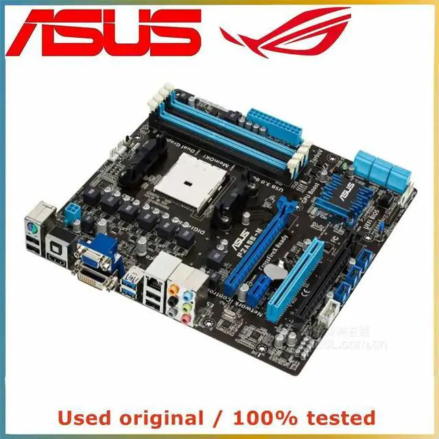 Alt view image 2 of 3 - For F2A55-M Computer Motherboard FM1 DDR3 32G For A55 Desktop Mainboard USB2.0 SATA II