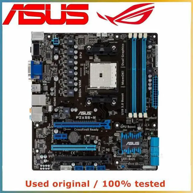 Main image of For F2A55-M Computer Motherboard FM1 DDR3 32G For A55 Desktop Mainboard USB2.0 SATA II