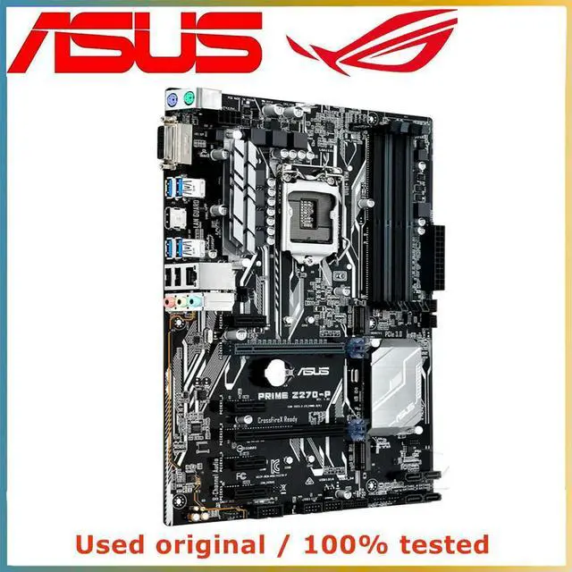 Alt view image 2 of 4 - Z270P For PRIME Z270-P Computer Motherboard LGA 1151 DDR4 64GB For Z270 Desktop Mainboard M.2 NVME PCI-E 3.0 X16