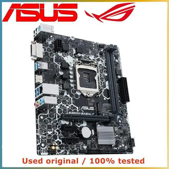 Alt view image 4 of 4 - For B360M-BASALT Computer Motherboard LGA 1151 DDR4 32G For B360 Desktop Mainboard SATA III PCI-E 3.0 X16