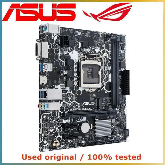 Alt view image 3 of 4 - For B360M-BASALT Computer Motherboard LGA 1151 DDR4 32G For B360 Desktop Mainboard SATA III PCI-E 3.0 X16