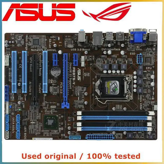Main image of For P8B75-V Computer Motherboard LGA 1155 DDR3 32G For B75 P8B75 Desktop Mainboard SATA III PCI-E 3.0 X16