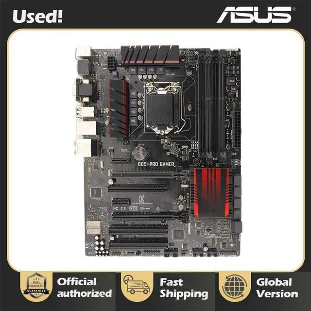 Alt view image 6 of 7 - B85-PRO GAMER Motherboard 1150 Motherboard DDR3 Core i7 4790K i5 4670K Cpus B85 PCI-E 3.0 32GB DVI HDMI