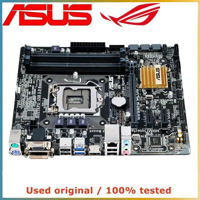 Alt view image 4 of 4 - For B85M-G PLUS Computer Motherboard LGA 1150 DDR3 32G For B85 Desktop Mainboard SATA III PCI-E 3.0 X16