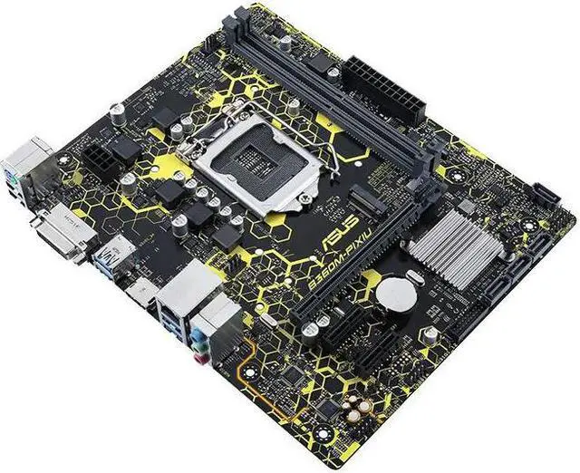 Alt view image 4 of 4 - B360M-PIXIU V2 Micro ATX Motherboard B360 LGA 1151 Socket Supports Core i5 8400 8500 8600 9400F 9500F i7 8700 9700