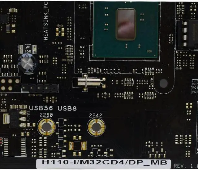 Alt view image 4 of 4 - LGA 1151 Motherboard H110-I/M32CD4/DP_MB M-ATX Mainboards 2x DIMM Max. 16GB DDR4 Supports 6th Gen Core i3 i5 i7 Processors