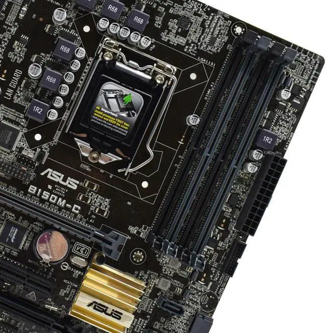 Alt view image 4 of 4 - B150 Motherboard B150M-C/C/SI for Core i5 6400 7400 6500 7500 6600 7600 LGA 1151 Motherboard for i3 6100 7100 i7 6700 7700