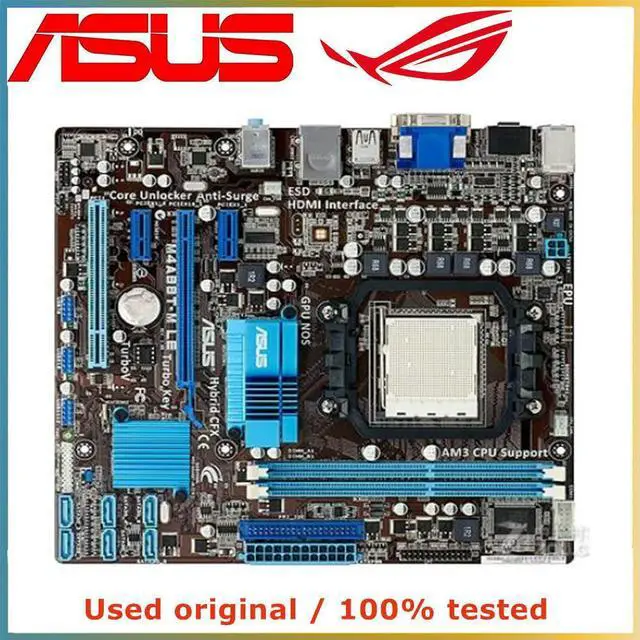 Alt view image 5 of 7 - For M4A88T-M LE Computer Motherboard AM3 DDR3 16G For 880G Desktop Mainboard USB2.0 SATA II