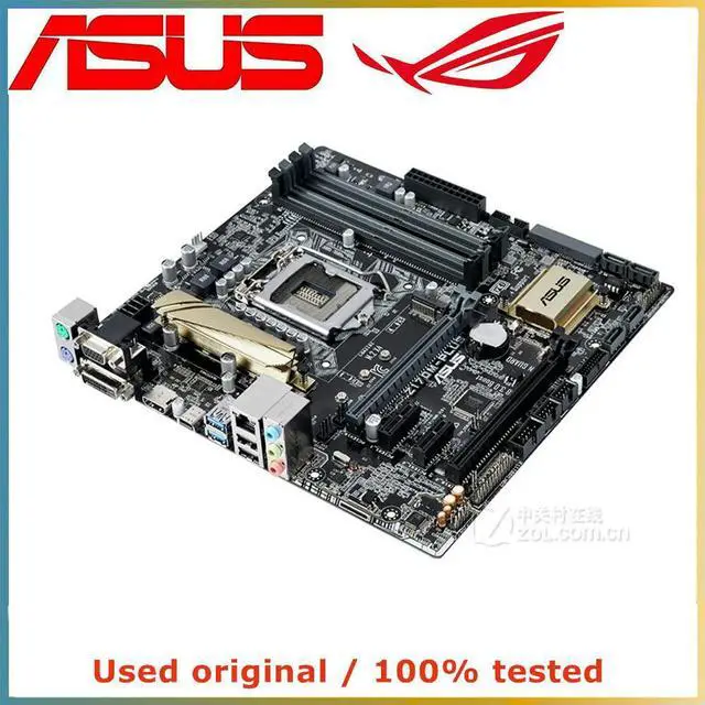 Alt view image 4 of 4 - For Z170M-PLUS Computer Motherboard LGA 1151 DDR4 64G For Z170 Desktop Mainboard M.2 NVME PCI-E 3.0 X16