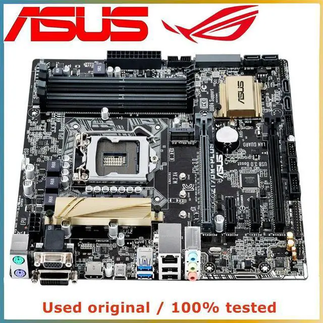 Alt view image 2 of 4 - For Z170M-PLUS Computer Motherboard LGA 1151 DDR4 64G For Z170 Desktop Mainboard M.2 NVME PCI-E 3.0 X16