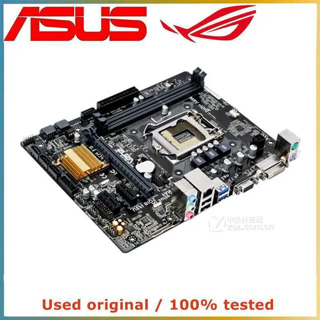 Alt view image 4 of 4 - For B85M-F PLUS Computer Motherboard LGA 1150 DDR3 16G For B85 Desktop Mainboard SATA III PCI-E 3.0 X16