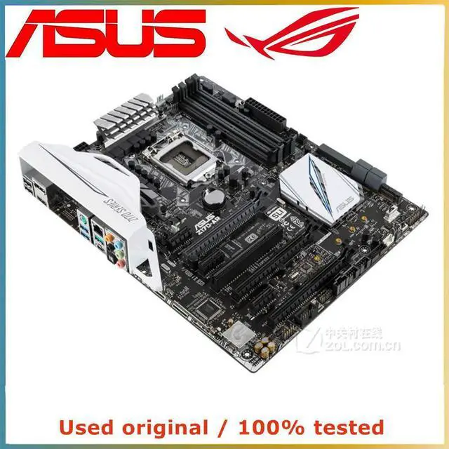 Alt view image 2 of 4 - For Z170-AR Computer Motherboard LGA 1151 DDR4 64G For Z170 Desktop Mainboard M.2 NVME PCI-E 3.0 X16