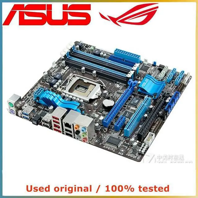 Alt view image 2 of 4 - For P8P67-M Motherboard LGA 1155 DDR3 32G For P67 P8P67 Desktop Mainboard SATA III PCI-E 3.0 X16
