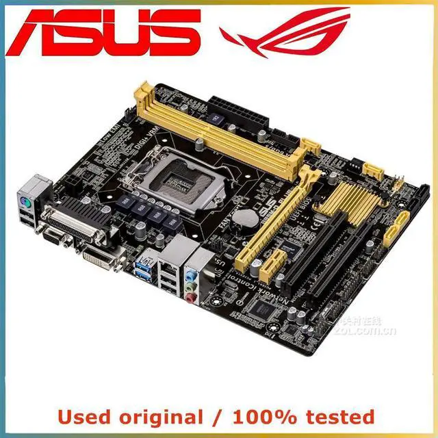 Alt view image 2 of 4 - For B85M-D PLUS Computer Motherboard LGA 1150 DDR3 16G For B85 Desktop Mainboard SATA III PCI-E 3.0 X16