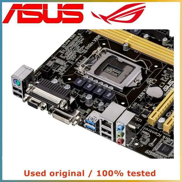 Alt view image 4 of 4 - For B85M-D PLUS Computer Motherboard LGA 1150 DDR3 16G For B85 Desktop Mainboard SATA III PCI-E 3.0 X16