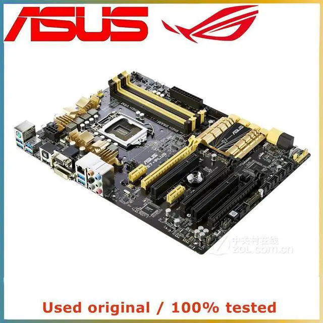 Alt view image 2 of 4 - For Z87-PLUS Computer Motherboard LGA 1150 DDR3 32G For Z87 Desktop Mainboard SATA III PCI-E 3.0 X16