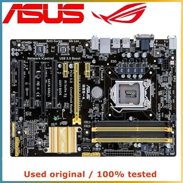 Main image of For B85-A Computer Motherboard LGA 1150 DDR3 32G For B85 Desktop Mainboard SATA III PCI-E 3.0 X16