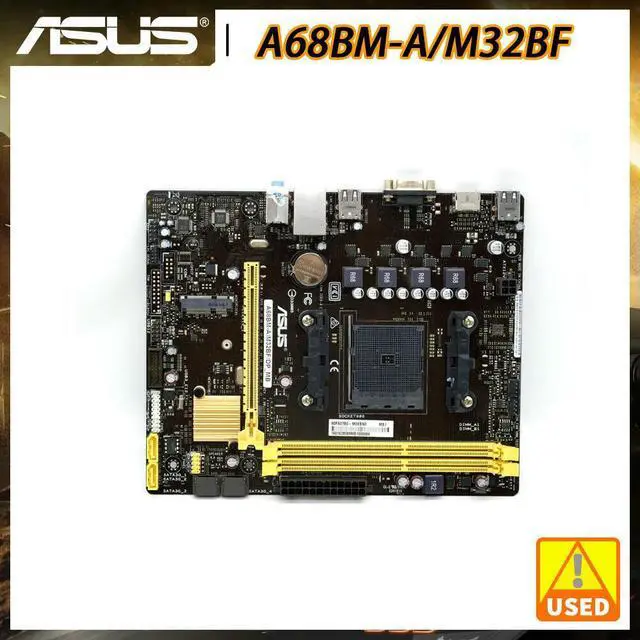 Main image of A68BM-A/M32BF/DP_MB Motherboard FM2 Motherboard DDR3 Memory A68 Micro ATX  PCI-E X16 HDMI